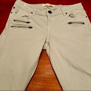 Life in Progress Women Mint Green Skinny Jeans, size 26 waist